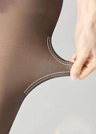 Колготки плотные батального размера