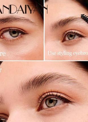 Handaiyan воск для бровей моделирующий прозрачный handaiyan eyebrow styling wax 7 гр