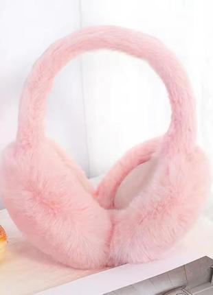 Плюшеві,теплі, зимові навушники,вушка/ плюшевые, теплые наушники на зиму