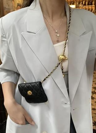 Мини сумочка в стиле chanel