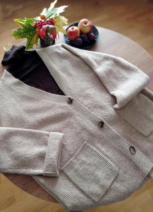 Женский кардиган оверсайз h&m l