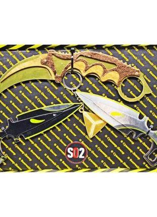 Box сувенірний "керамбіт gold & harmony daggers"