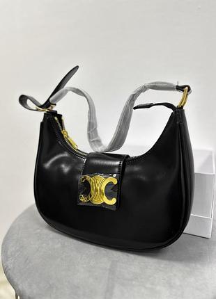 Женская сумочка celine 1:1 23х17х7 черная