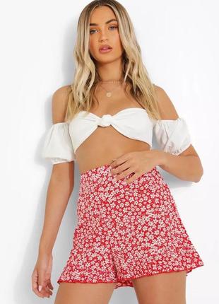Шорты в цветочек boohoo 22