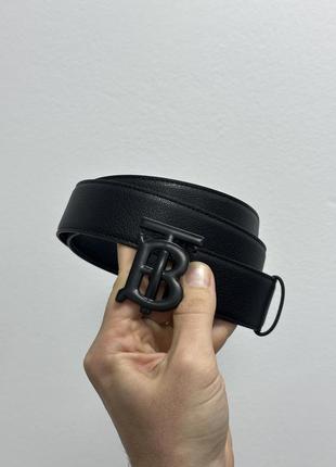 Женская сумка burberry leather tb belt black/black 100 х 3.7 см