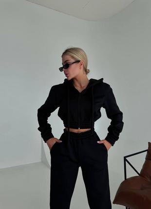 Жіночий спортивний костюм, толстовка oversize + джогери🤩
