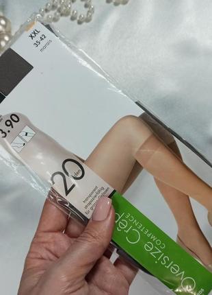 Набор 2 пары высокие прозрачные 20 den гольфы ellen amber