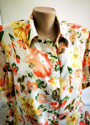 Красивая винтажная блуза из натурального шёлка citylife3 фото