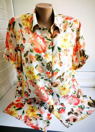 Красивая винтажная блуза из натурального шёлка citylife5 фото