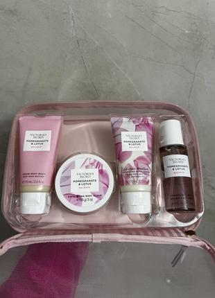Подарочный набор victoria’s secret balance pomegranate & lotus starter kit