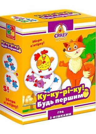 Гра настільна "crazy koko: ку-ку-рі-ку!" (укр)