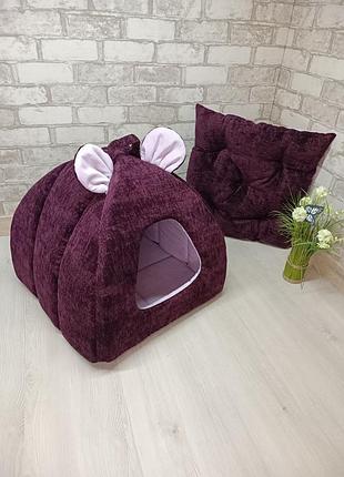 Будинок  "юрта"  спальне місце, лежанка для тварин (собак, котиків), домик для животных