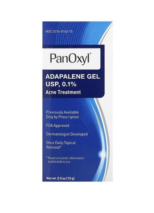 Panoxyl адапаленовий гель класу usp , 0,1%,