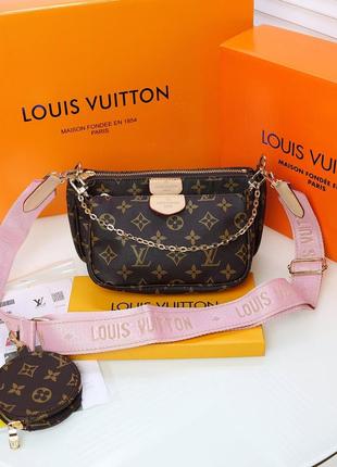 Сумка louis vuitton 3 в 1 🩷8 фото