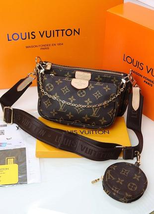 Сумка louis vuitton 3 в 1 🩷1 фото