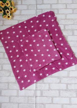 Набір рушників на подарунок мікрофібра із зірками3 фото