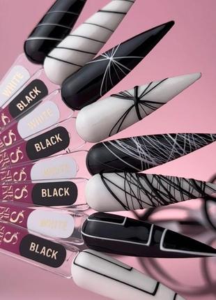Гель для дизайну нігтів "павутинка" steffani spider gel 5 мл, white