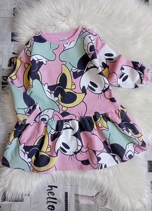 Платье disney с minnie mouse 3-4 р. 104 см.