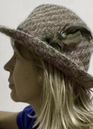 Marks & spencer стильная новая шляпа (в составе ангора) с биркой