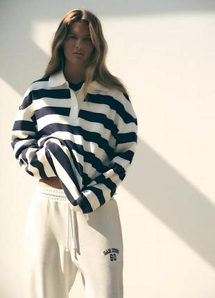 Сорочка поло в смужку zara new