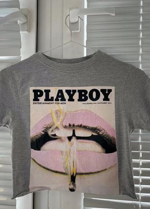Жіноча футболка playboy топ playboy