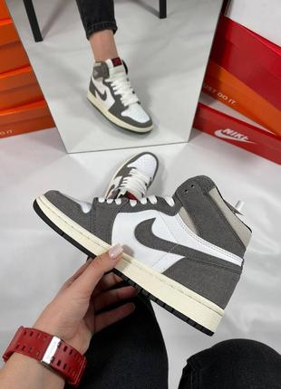 Кроссовки nike jordan high washed heritage premium