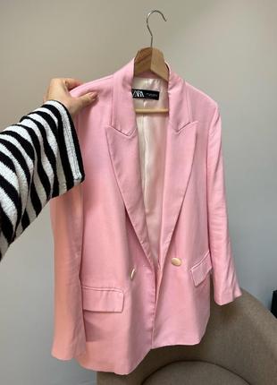 Двубортный пиджак zara