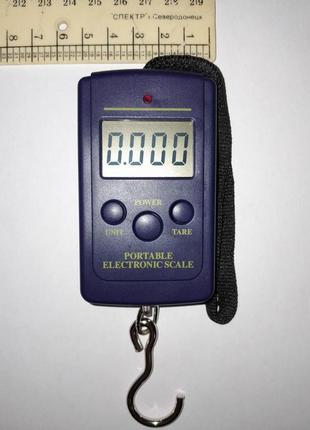 Кантер электронный с жк дисплеем на 50кг. компактный, +батарейки.