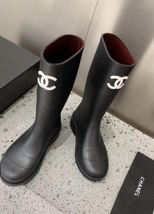 Сапоги в стиле chanel