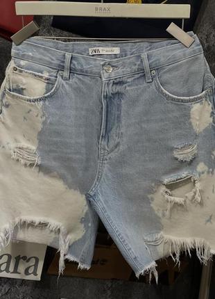 Шорты, джинсовые zara man