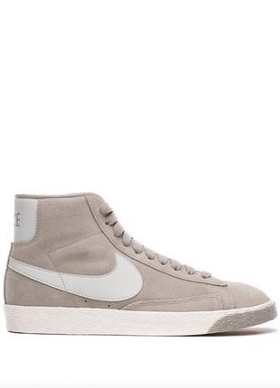 Серые кеды nike 100% оригинал
