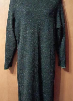 Теплое платье на длинный рукав