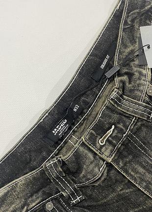 Штаны jaded london washed black razor jeans