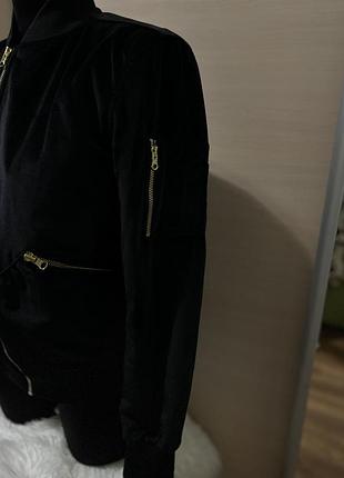 Бомбер оксамит 3