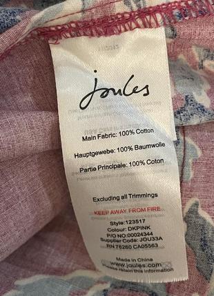 Сорочка joules, фуксія, s8 фото