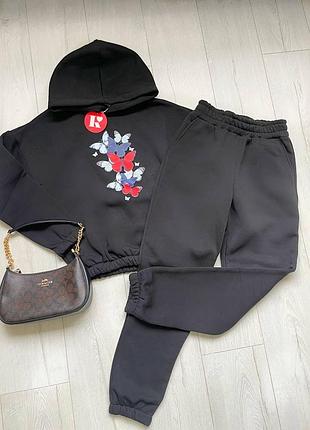 Теплые женские спортивные, прогулочные костюмы3 фото