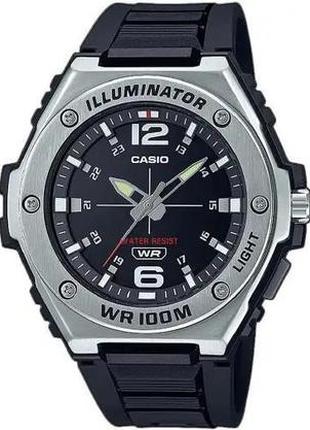 Часы casio mwa-100h-1avef. серебристый