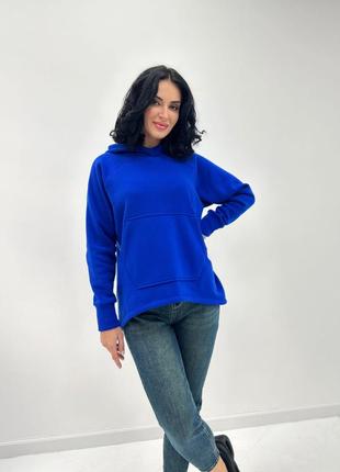 Худи свободного кроя с капюшоном