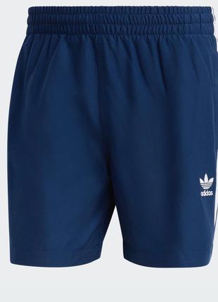 Темно-синие спортивные шорты adidas originals