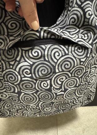 Сумка через плечо текстиль, большая сумка, шоппер