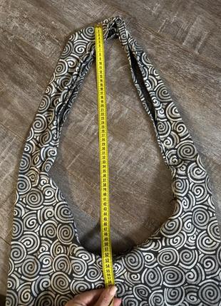 Сумка через плечо текстиль, большая сумка, шоппер