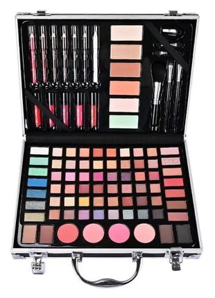Косметический набор для макияжа в кейсе 30х21х6, 5см, черный / бьюти кейс с косметикой