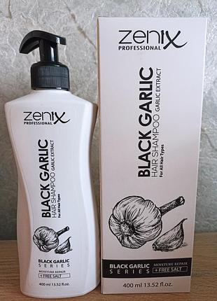 Шампунь против выпадения волос с экстрактом черного чеснока zenix, 400 мл