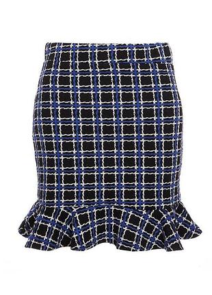 Юбка мини в клеточку "quiz", uk12/eur40.