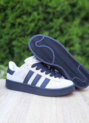 Мужские качественные и стильные кроссовки для мальчиков adidas campus серые с черным
