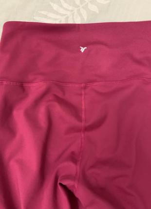 Леггинсы лосины old navy спортивные по голень малиновые
