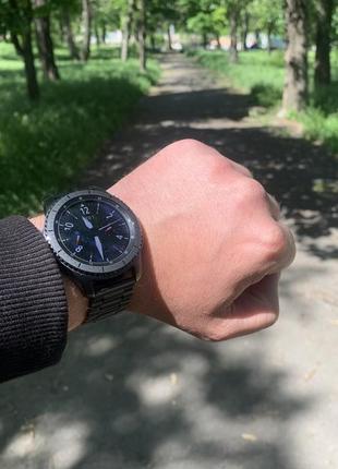 Samsung gear s3 frontier смарт часы годинник стан нових ідеальні3 фото