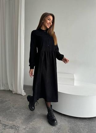 Вельветова сукня2 фото