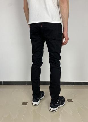 Levi's 512 новые оригинальные мужские джинсы slim taper black pants2 фото