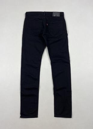Levi's 512 новые оригинальные мужские джинсы slim taper black pants7 фото